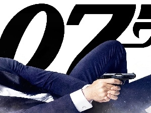 Agent 007, James Bond, Daniel Craig, Gun