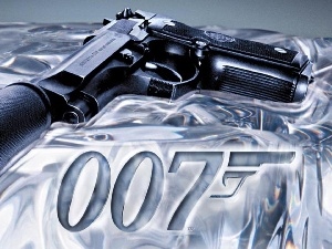007, smoke, Weapons, silencer