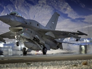 F-16, plane