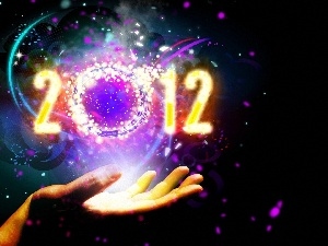 2012, hand, New Year