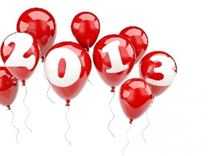 2013, Balloons, New Year
