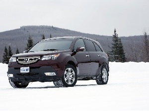 4x4, Ontario, Acura MDX, snow