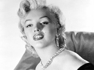 actress, necklace, Marylin Monroe