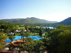 Africa, panorama, Hotel hall, Pool