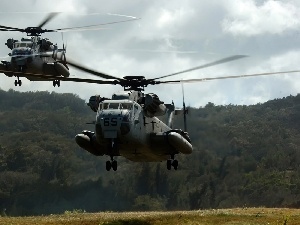 airstrip, Super Stallion, Helicopters
