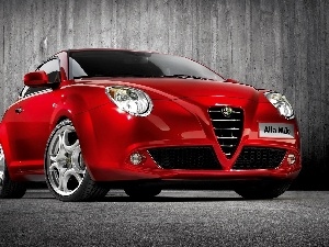 Alfa Romeo MiTo, red hot