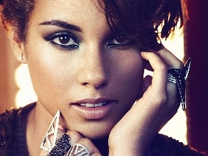 jewellery, Alicia Keys, Beauty, make-up, Women