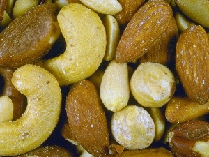 almonds, Cashews, different, nuts