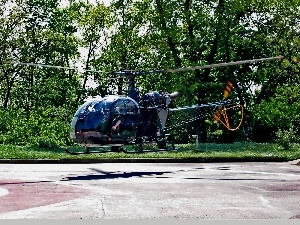 Alouette II, AS-313, Brazos, Helicopters
