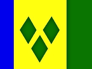 And The Grenadines, Vincent, flag, Saint