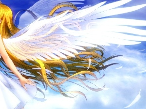 wings, angel, girl