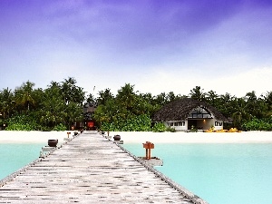 Angsana Velavaru, Ocean, pier, Maldives, house