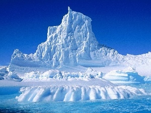Ice, Antarctica, mountains
