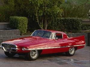 antique, Automobile, Red, Ferrari 410