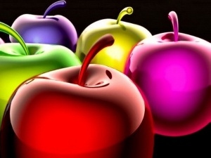 apples, color