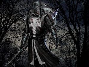 arbalest, helmet, dark, Knight