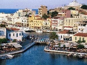 water, architecture, Crete