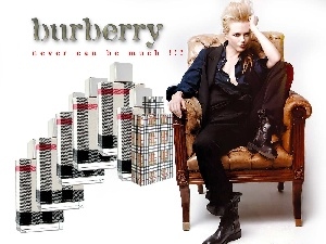 Armchair, Women, Burberry, perfume