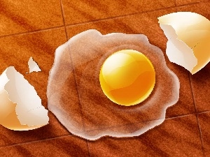 egg, Art, broken