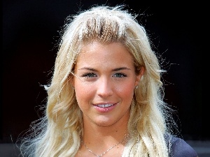 Gemma Atkinson, smiling