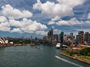 Australia, Sydney, panorama, town