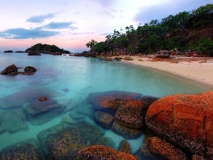 Australia, Stones, sea, Beaches