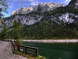 Austria, Lake Gosau, Mountains, Way