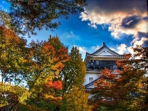 autumn, Japan, big Castle