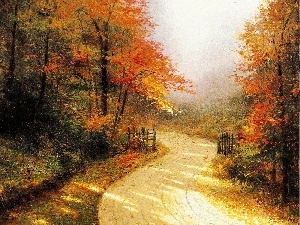 Way, Autumn, picture