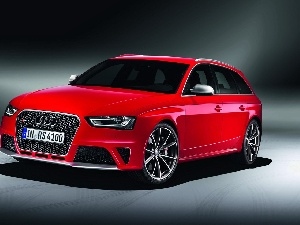 AVANT, RS4, Red, Audi