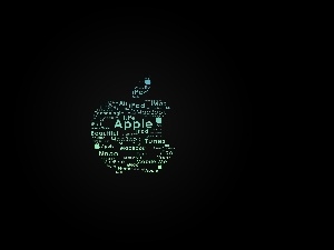 background, Black, Apple, subtitles