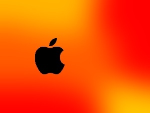 background, Orange, Black, Apple