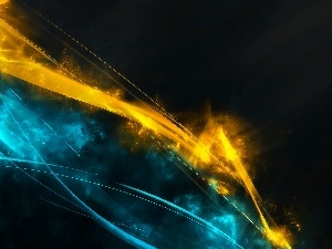 Background, Yellow, Black, blue