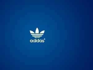 background, Blue, logo, adidas