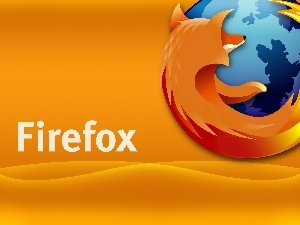 Orange, background, FireFox