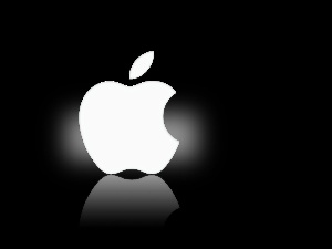 background, Black, White, Apple