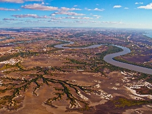 Areas, Backwaters, River