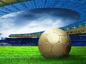 grass, Ball, Stadium