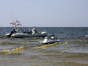 Baltic, sea, Lifeboat, water scooter