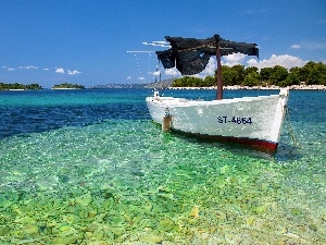 bath-tub, moored, clear, water