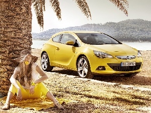 Beaches, Women, Opel Astra IV GTC