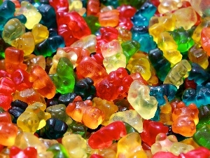 bear, jellies