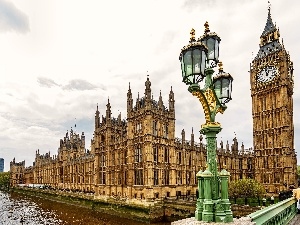 Big Ben, Palace of Westminster, London, thames, England