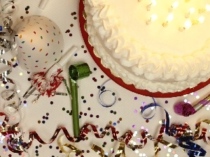 candles, birthday, Cake