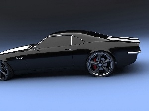Black, Camaro Concept SS 2+2