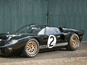 Black, GT 40, Automobile