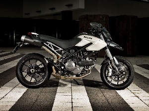 black, frame, Ducati Hypermotard 1100