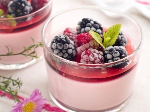 blackberries, Blackberry, dessert