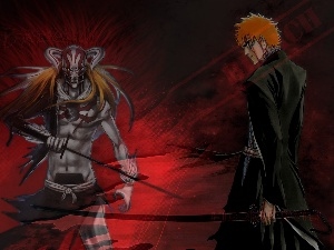 hollow, bleach, Kurosaki