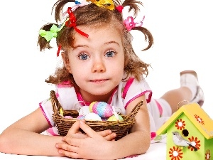 Easter, Blessing, girl